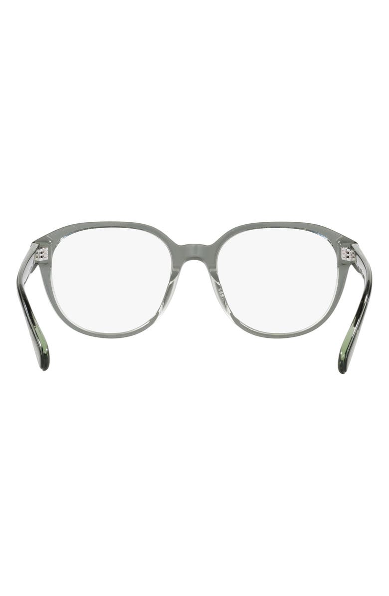 COACH 50mm Round Optical Glasses, Alternate, color, 