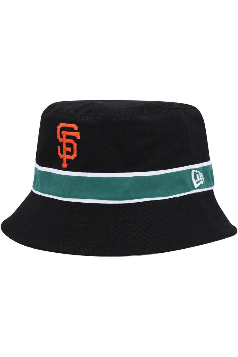 Men's New Era Black San Francisco Giants Reverse Bucket Hat, Alternate, color, Black