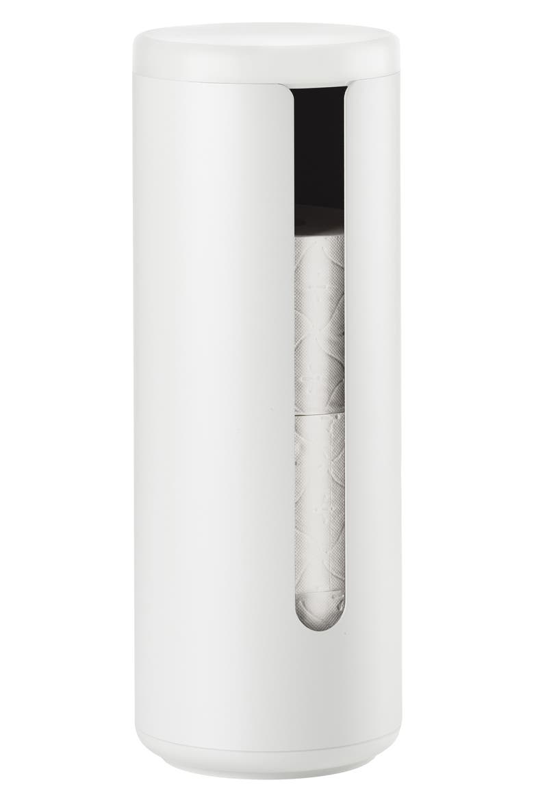 Ume Toilet Paper Holder, Alternate, color, WHITE