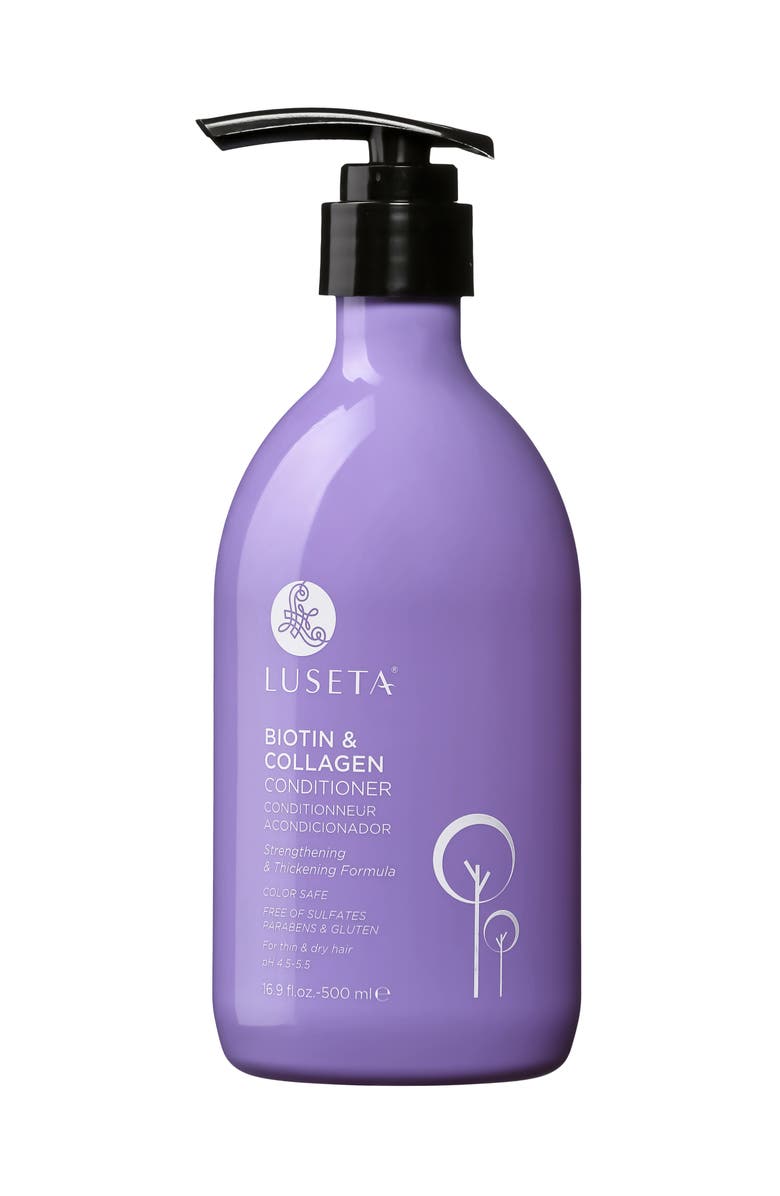 LUSETA Biotin & Collagen Conditioner, Main, color, 16.9 Oz.