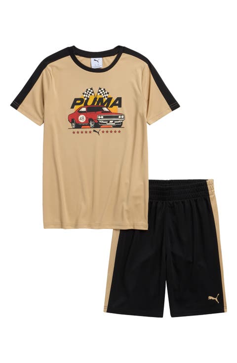 Kids' Graphic T-Shirt & Shorts Set (Big Kid)