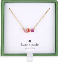 Kate Spade New York crystal cluster pendant necklace