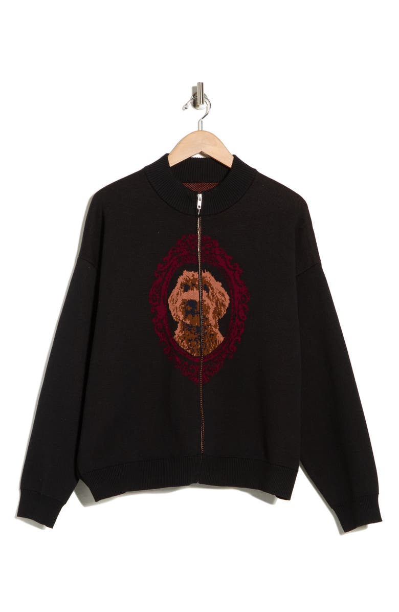 SANTO STUDIO Maple Portrait Knit Sweater, Alternate, color, 