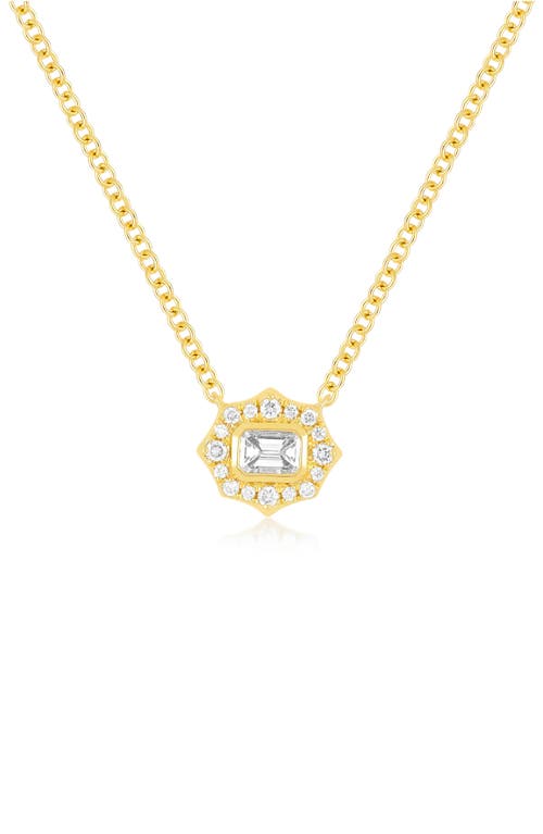 Ef Collection Daphne Diamond Pendant Necklace In Gold