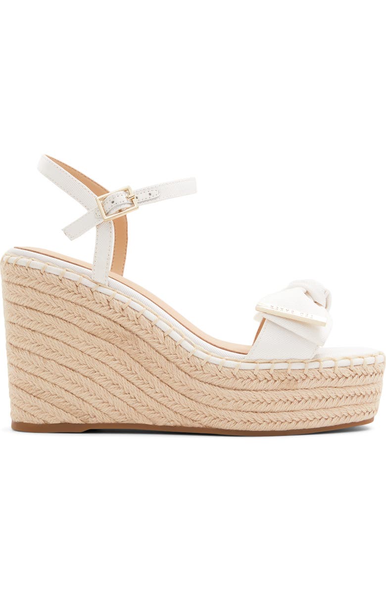 Ted Baker London Gia Espadrille Sandal, Alternate, color, White
