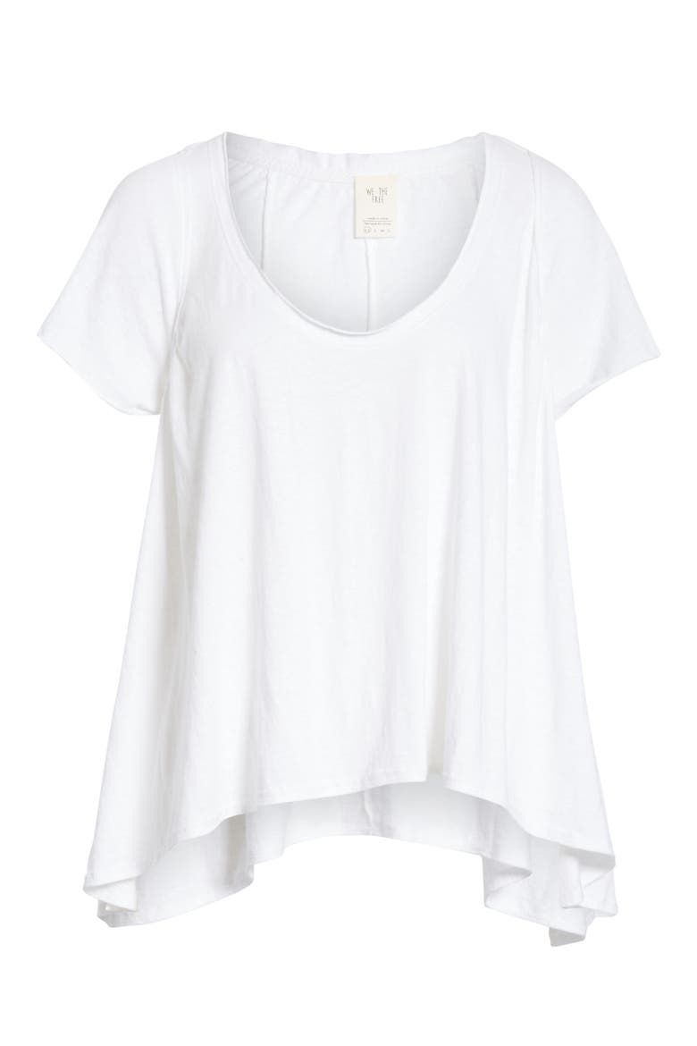We the Free by Free People Nori Tee, Alternate, color, WHITE