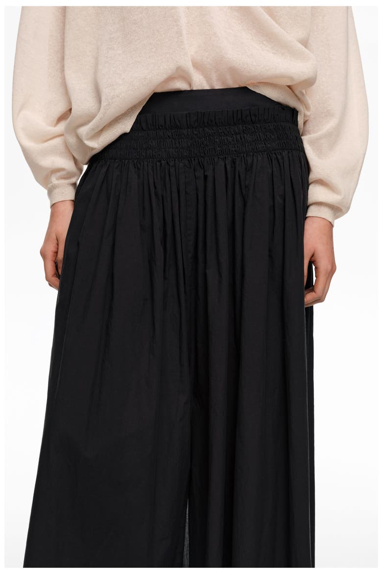 A-Line Maxi Slit Skirt, Alternate, color, BLACK
