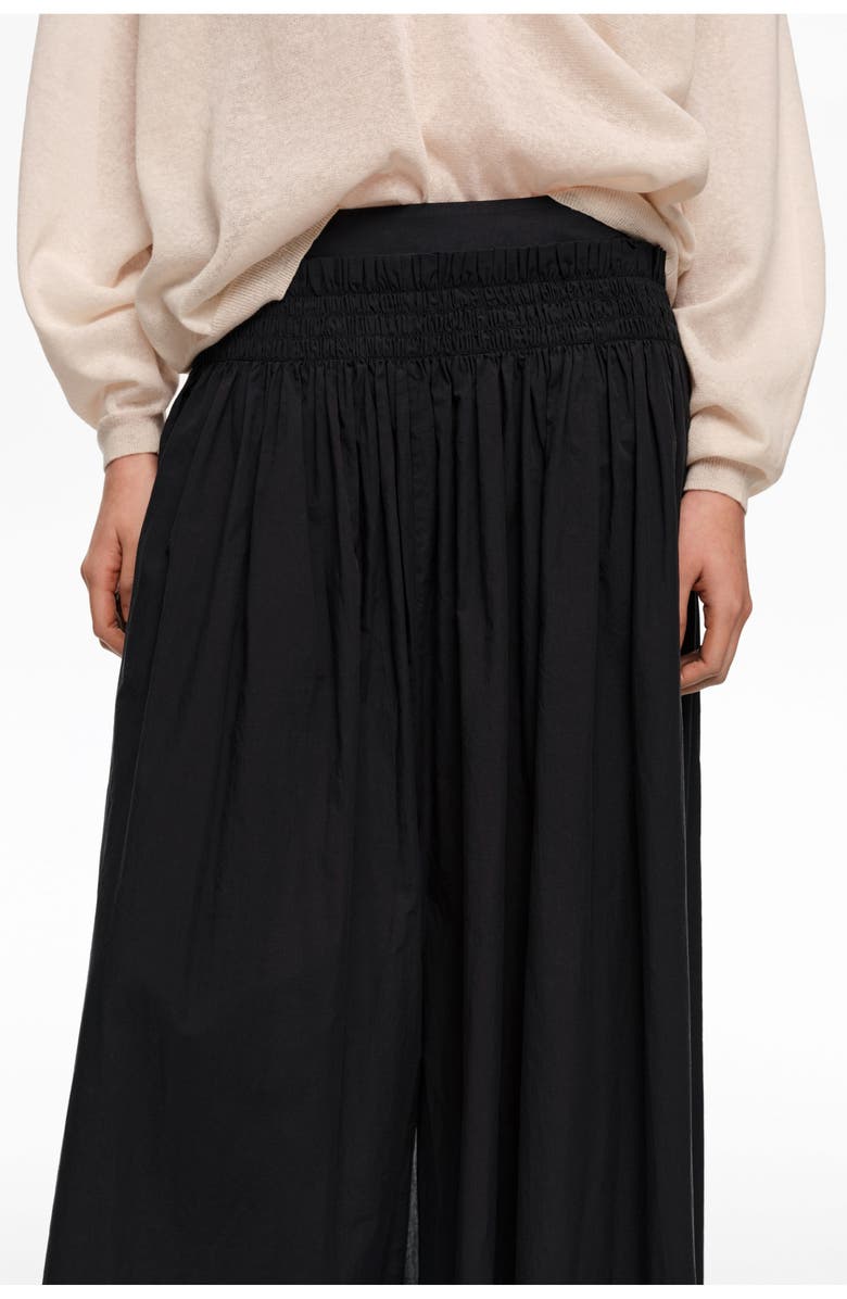 Bimba y Lola A-Line Maxi Slit Skirt, Alternate, color, Black