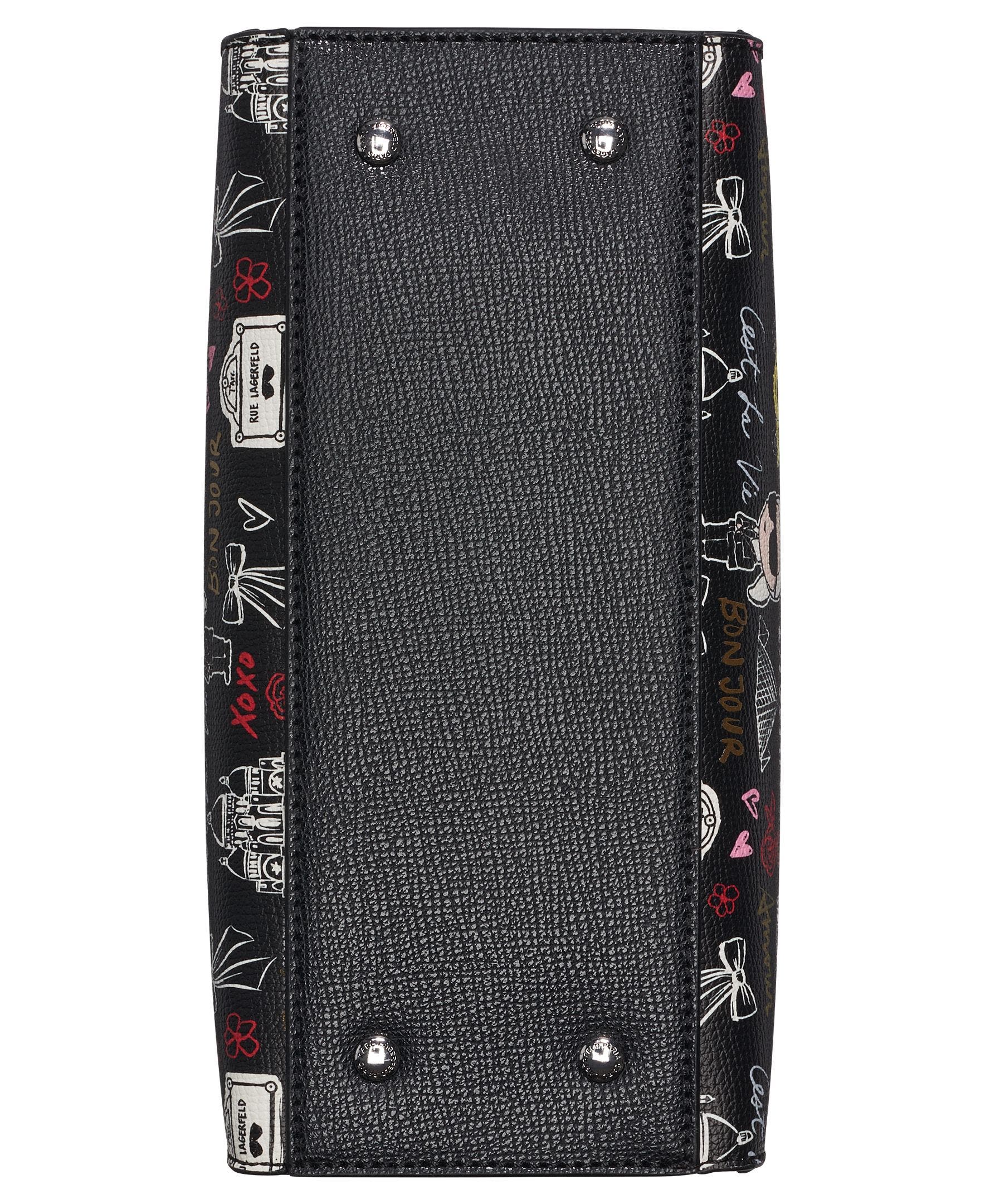 KARL LAGERFELD PARIS Maybelle Satchel, Alternate, color, Black Multi