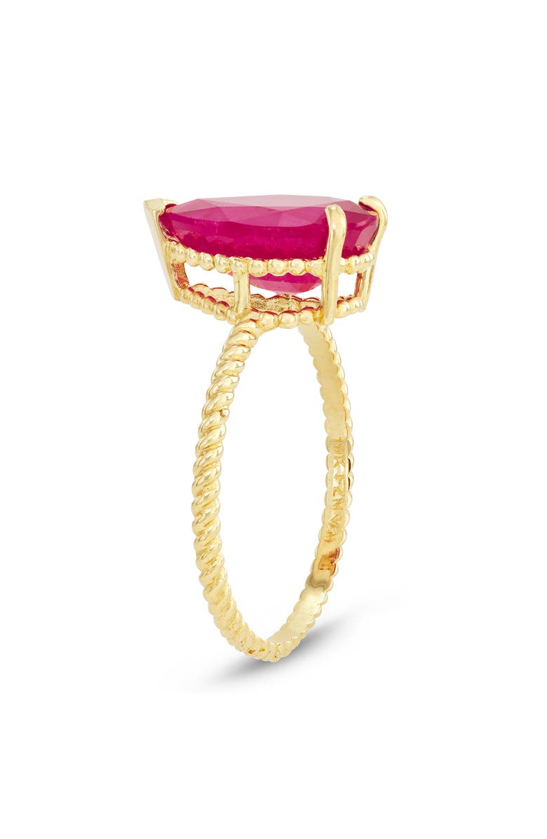 FUZION CREATIONS Ruby Ring, Alternate, color, Yellow