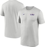 Nike Men's Nike Gray LSU Tigers 2025 Sideline Small Logo Legend Performance T-Shirt