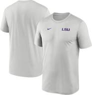 Nike Men's Nike Gray LSU Tigers 2025 Sideline Small Logo Legend Performance T-Shirt