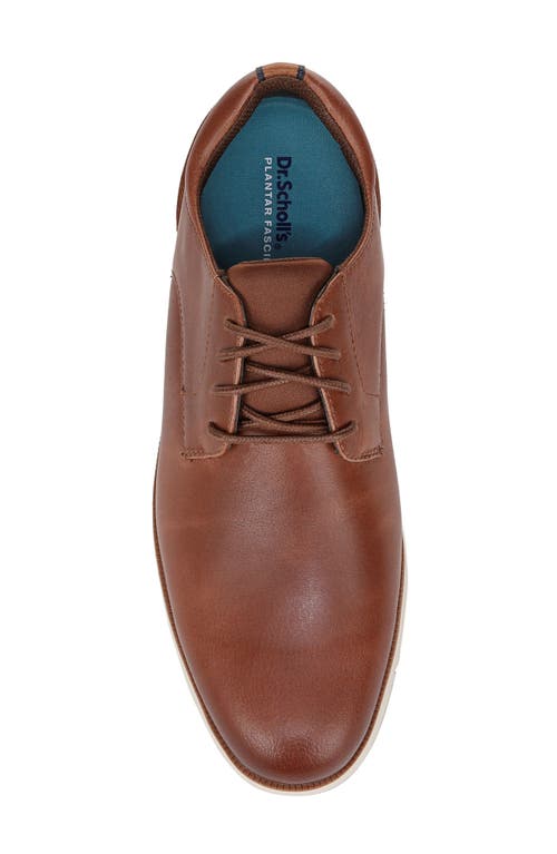 Dr. Scholl's Feel Driven Plantar Fasciitis Leather Oxford In Brown