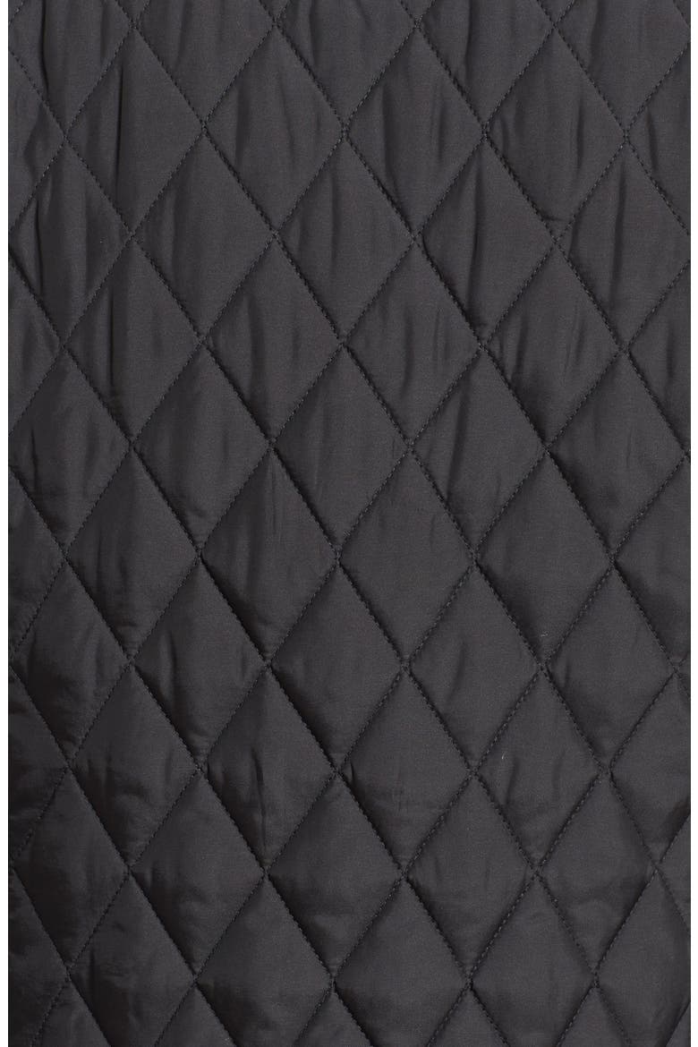 Four-Pocket Quilted Jacket, Alternate, color, BLACK