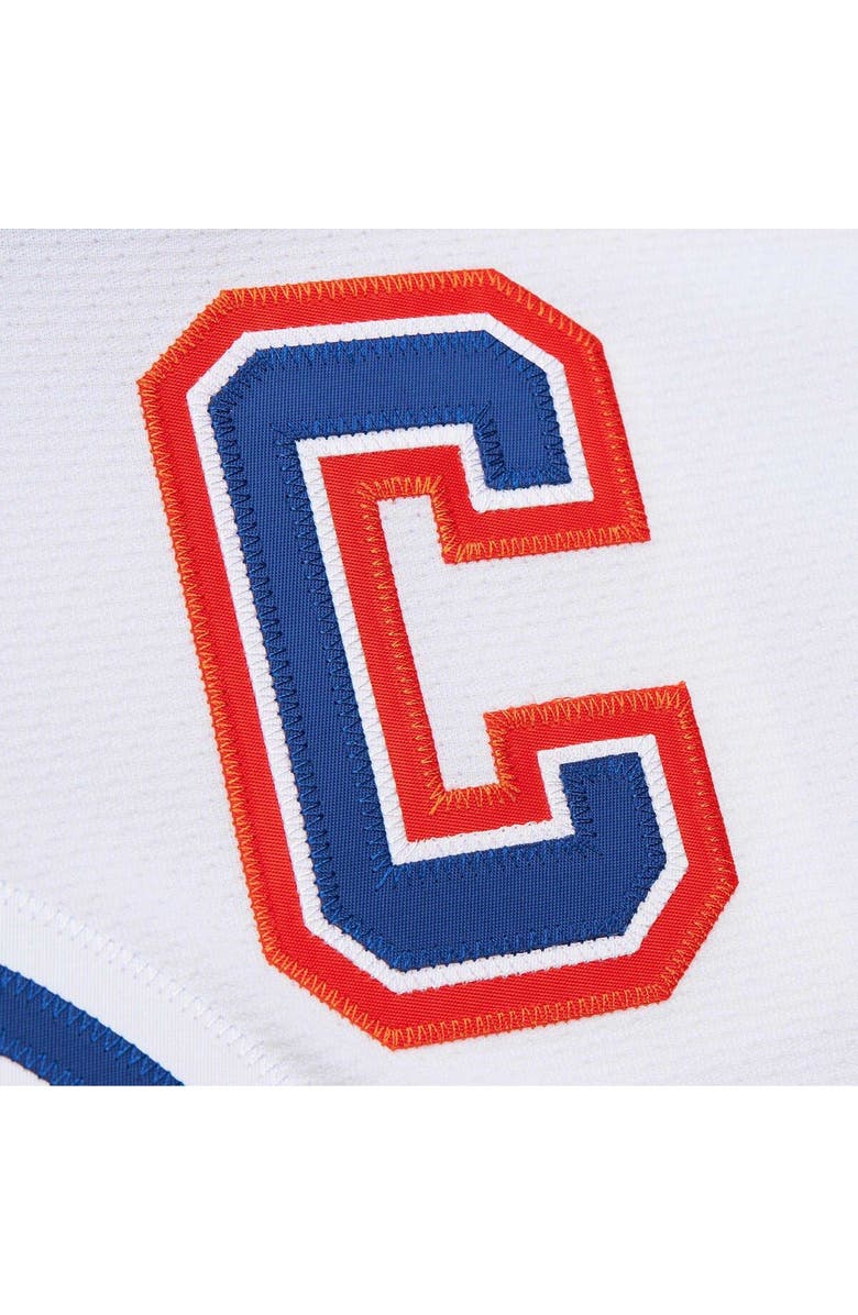 Mitchell & Ness Men's Mitchell & Ness Wayne Gretzky White Edmonton Oilers  1986/87 Blue Line Player Jersey, Alternate, color, White