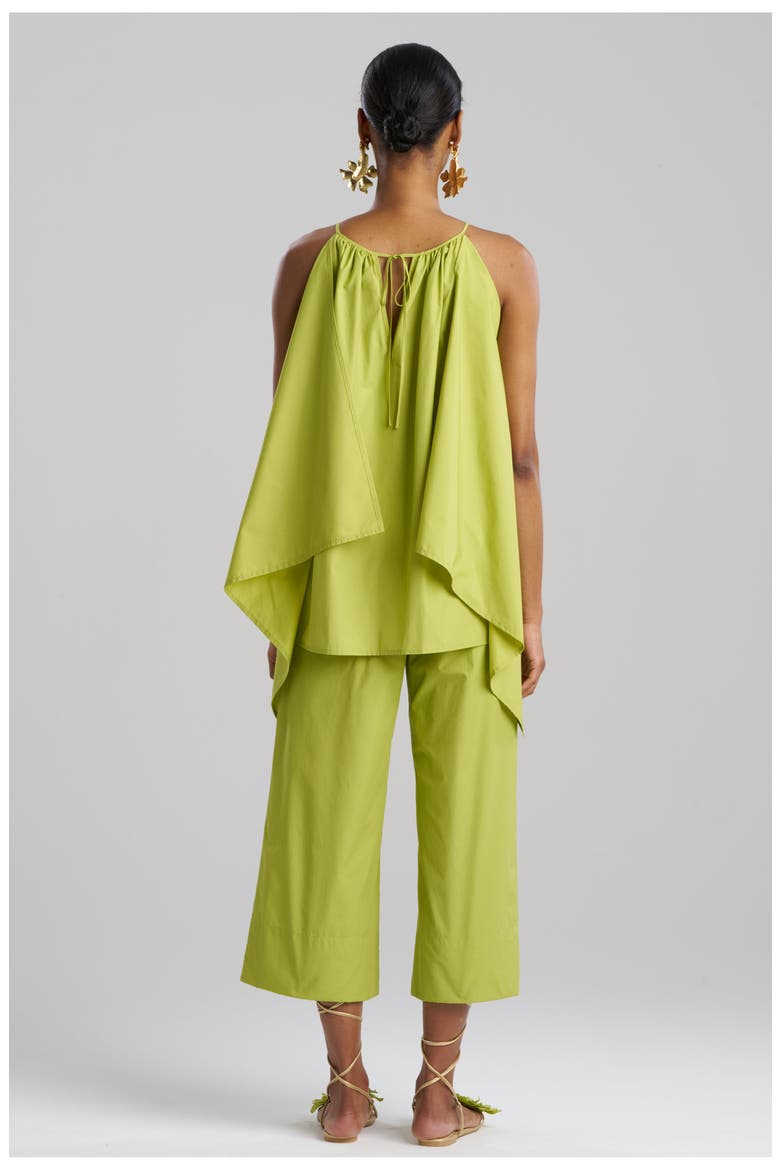 TECHNO POPLIN Handkercheif Top, Alternate, color, PEAR