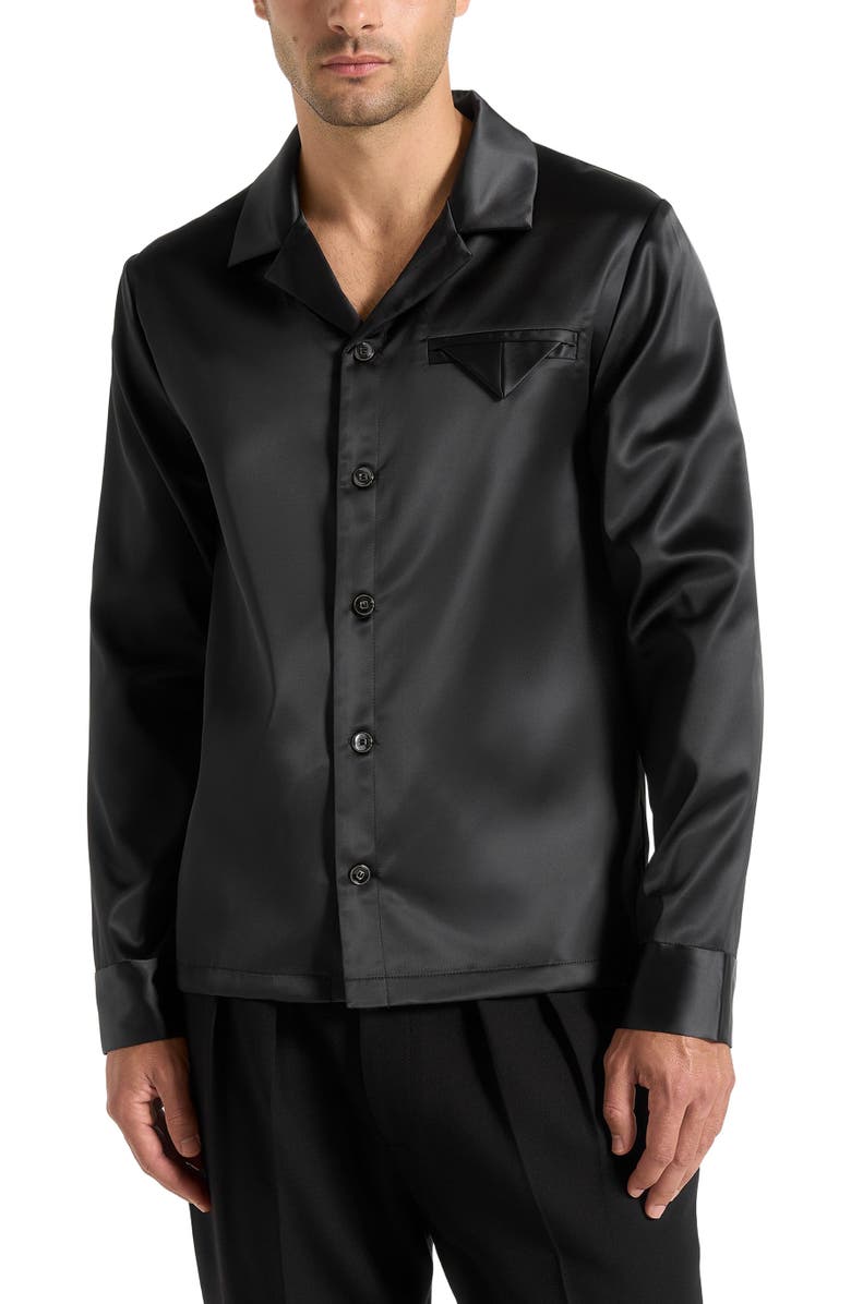 Manière De Voir Constant Satin Shirt, Alternate, color,