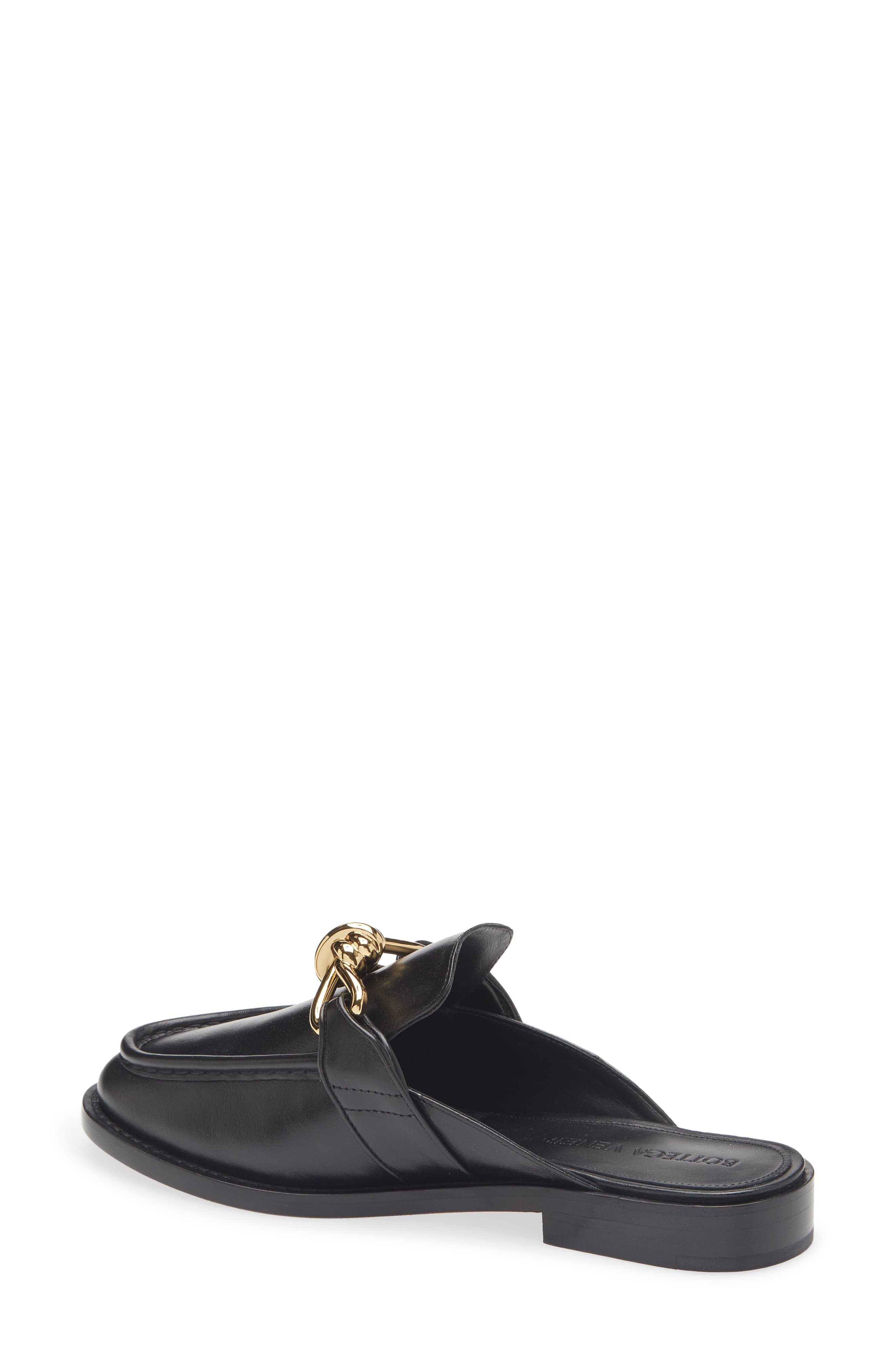 Bottega Veneta Astaire Knot Bit Mule Loafer, Alternate, color, Black