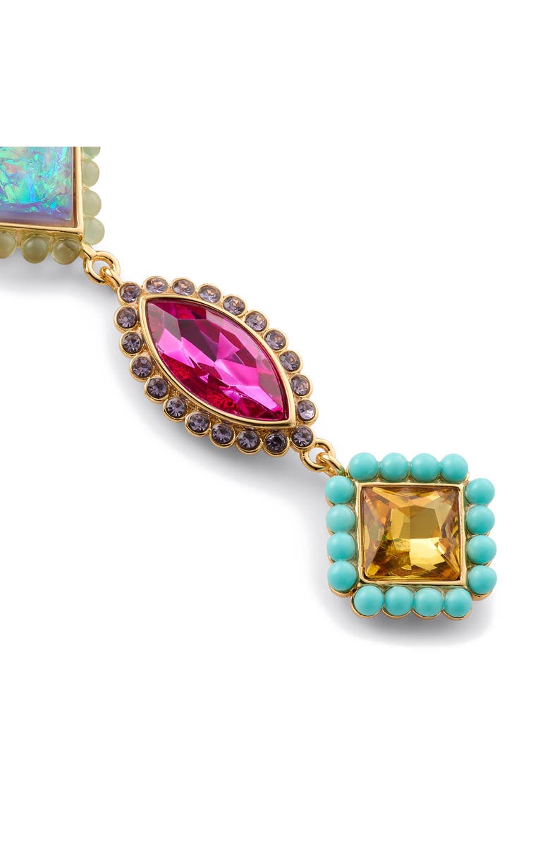 Kurt Geiger London Mismatch Linear Drop Earrings, Alternate, color, Multi