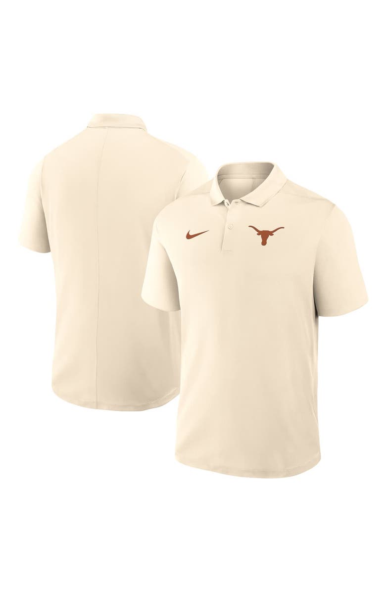 Men's Nike Tan Texas Longhorns Primary Logo Victory Performance Polo