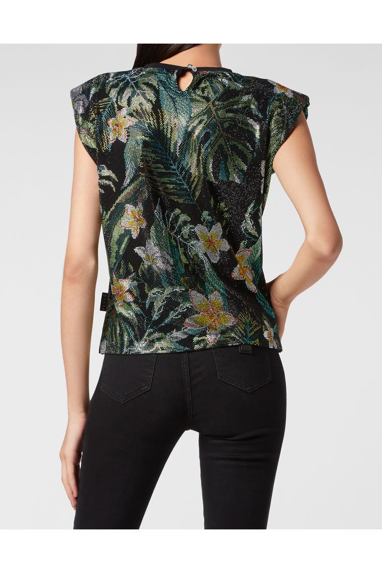 Shoulder Pad Tank Top Hawaii Women, Alternate, color, green