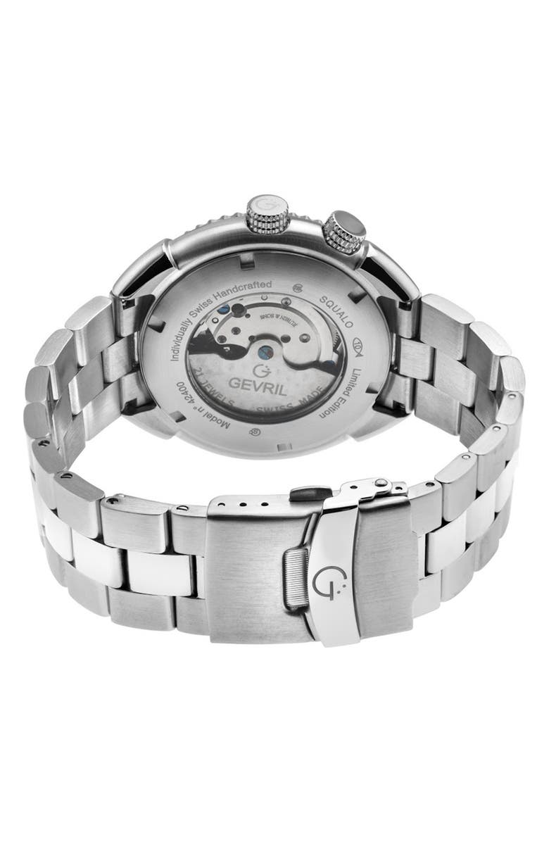 GV2 Gevril Men's GV2 Squalo Swiss Automatic Bracelet Watch, 46mm, Alternate, color, 