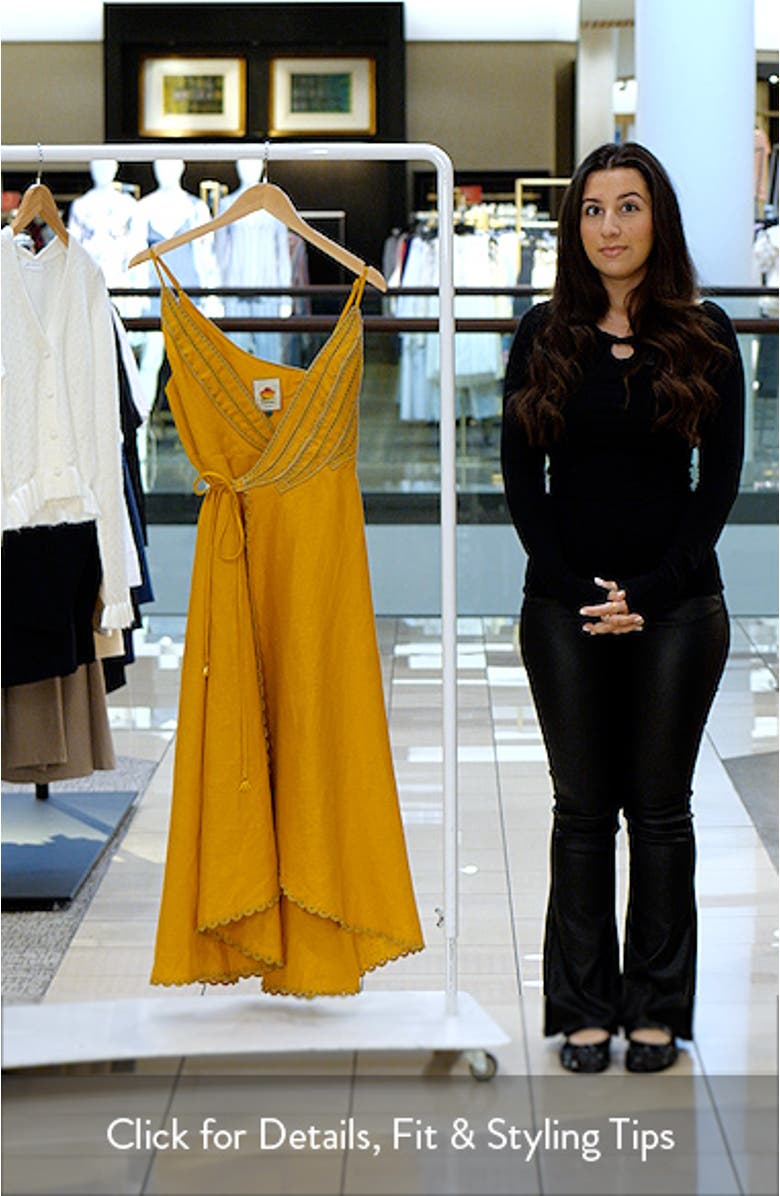 Bananas Maxi Wrap Dress, sales video thumbnail