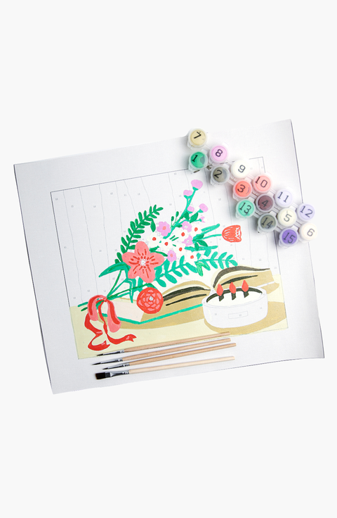 Pages and Petals Paint by Numbers Kit