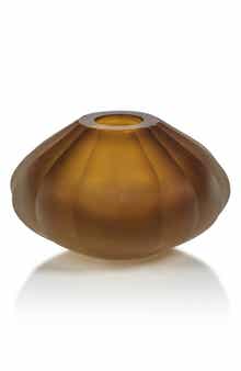 Zodax Milano Cut & Frosted Vase