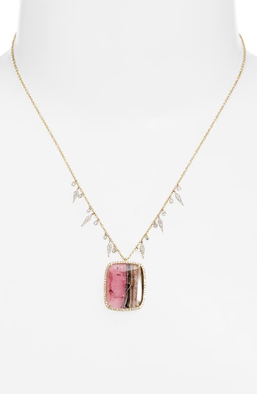 Meira T Tourmaline & Diamond Necklace In Multi