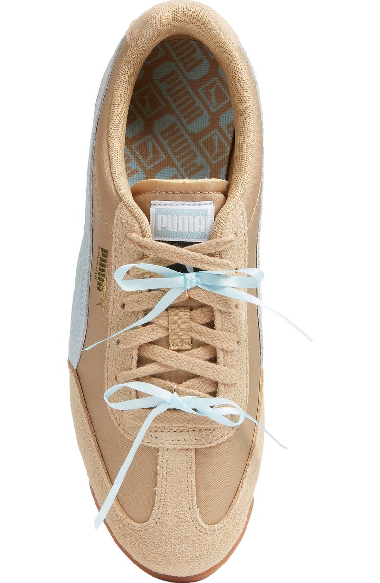 PUMA Arizona Bow Sneaker, Alternate, color, Sand Dune/ Fresh Water