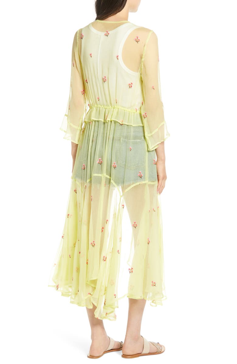 New Friends Colony NFC Mini Poppy Embroidered Duster, Alternate, color, 