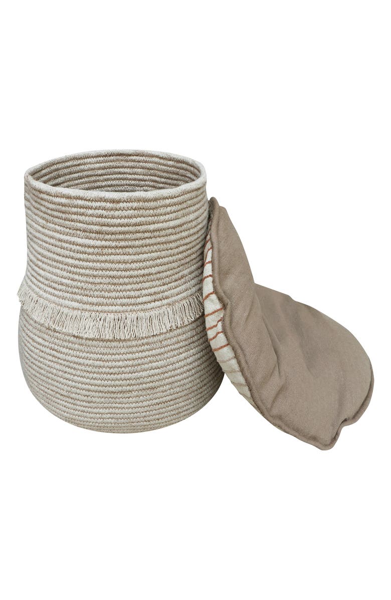 Lorena Canals Mushroom Basket, Alternate, color, Natural Light Brown