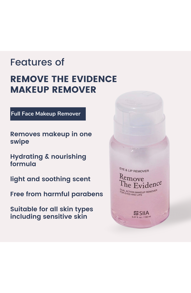 Siia Cosmetics Remove The Evidence, Alternate, color, NO COLOR