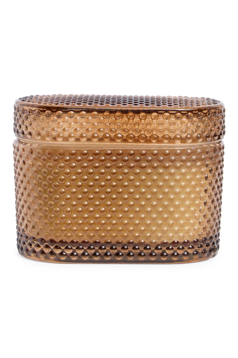 Sandalwood Rectangular Studded Candle, Main, color, EXOTIC SANDALWOOD