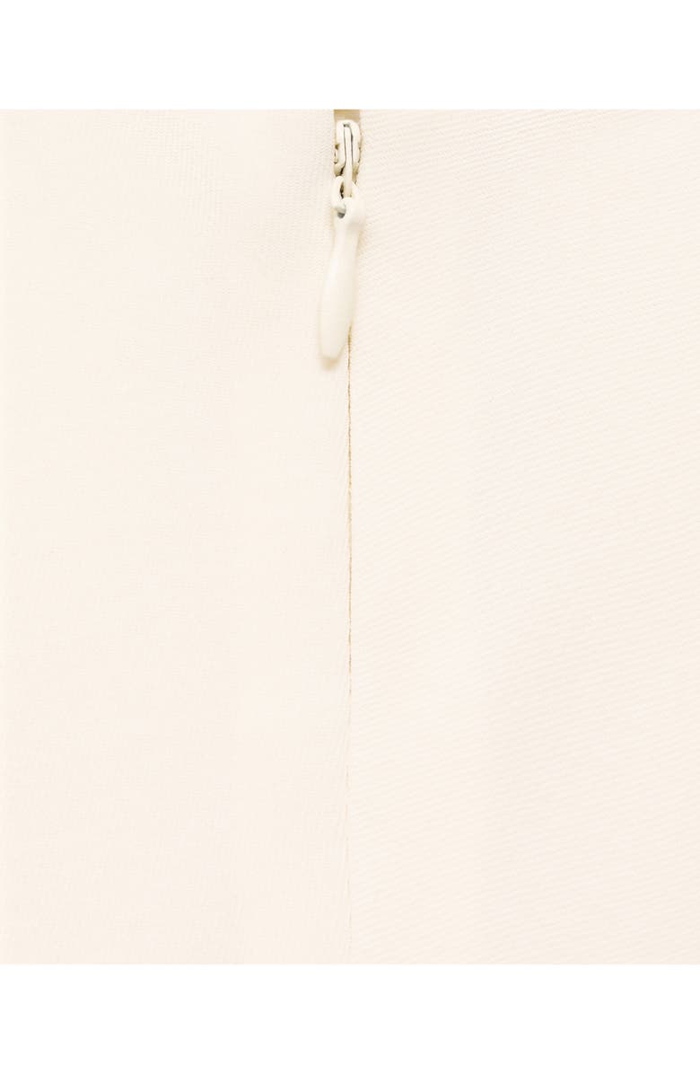 MANGO One-Shoulder Dress, Alternate, color, Off White