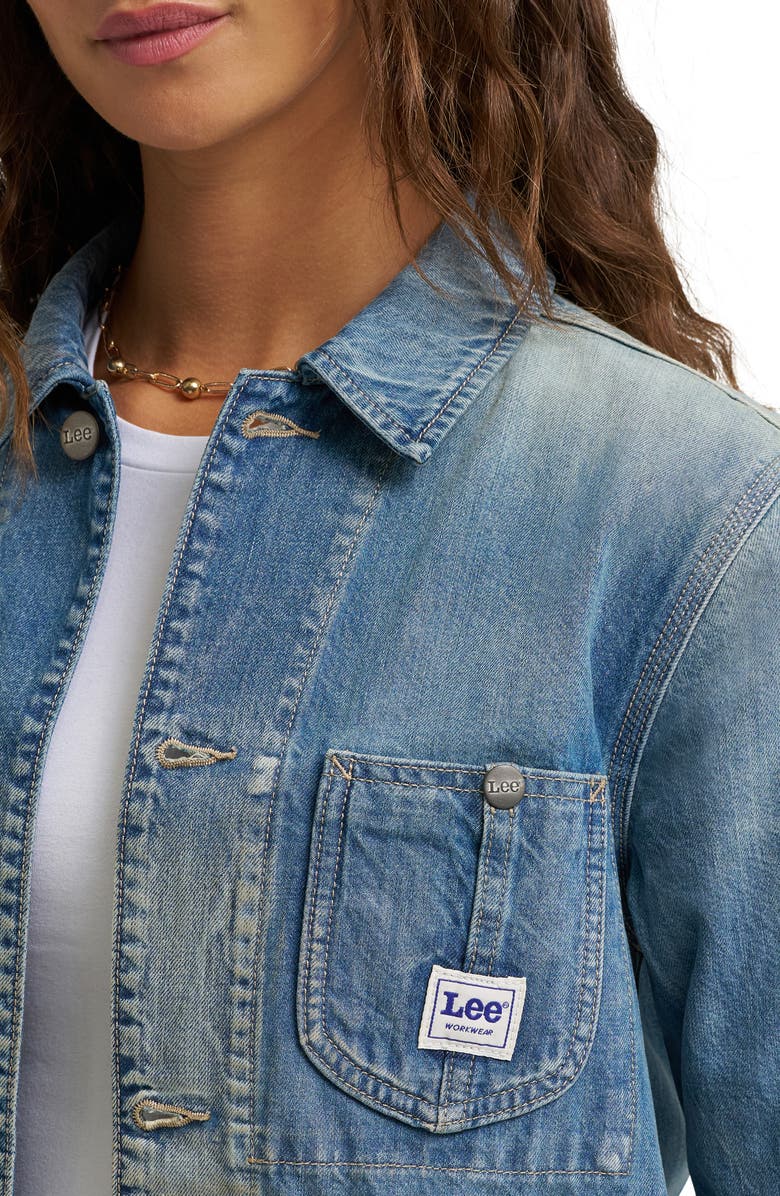 Lee Denim Chore Jacket, Alternate, color, Across The Sea