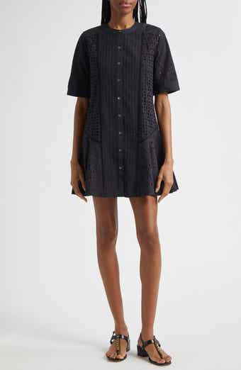 Veronica Beard Dara Eyelet Dress