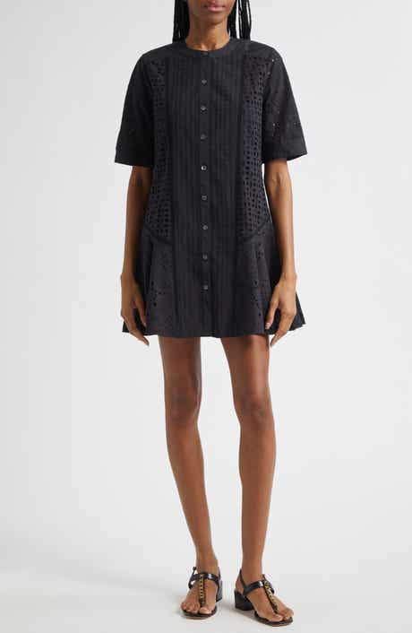 Veronica Beard Dara Eyelet Dress