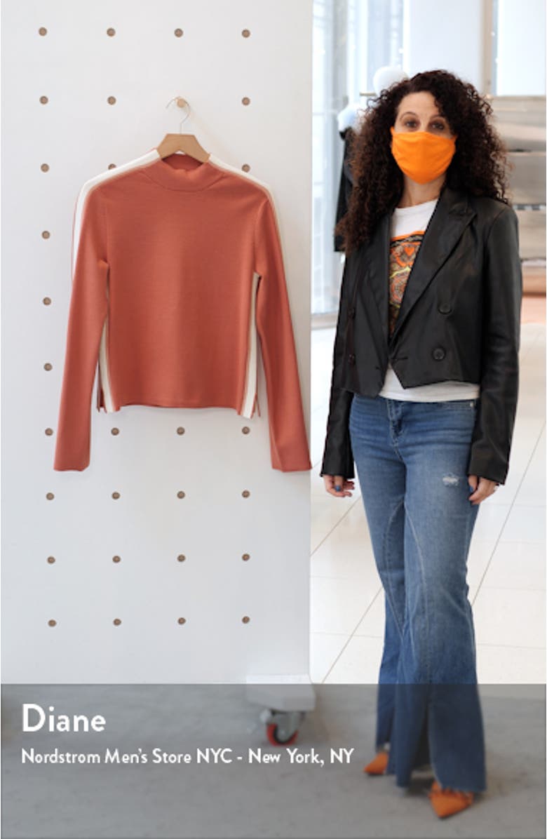 Retha Side Stripe Sweater, sales video thumbnail