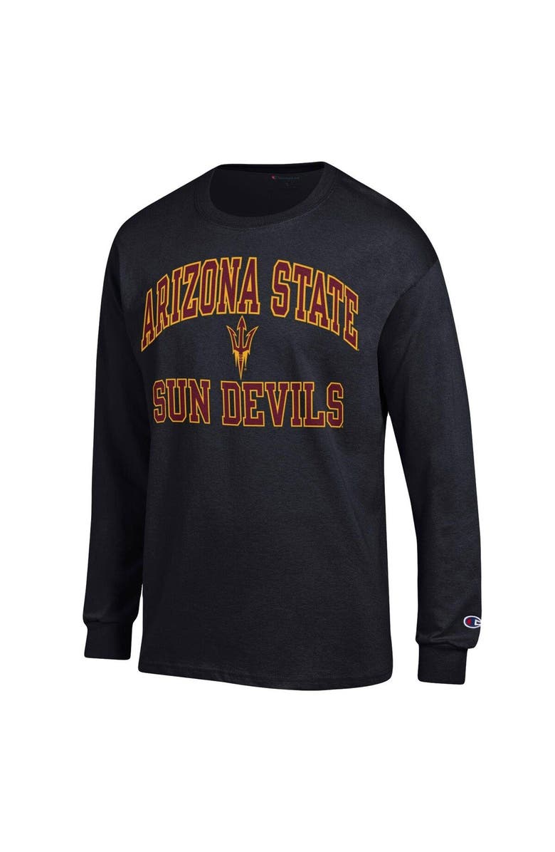 Champion Men's Champion Black Arizona State Sun Devils High Motor Long Sleeve T-Shirt, Alternate, color,