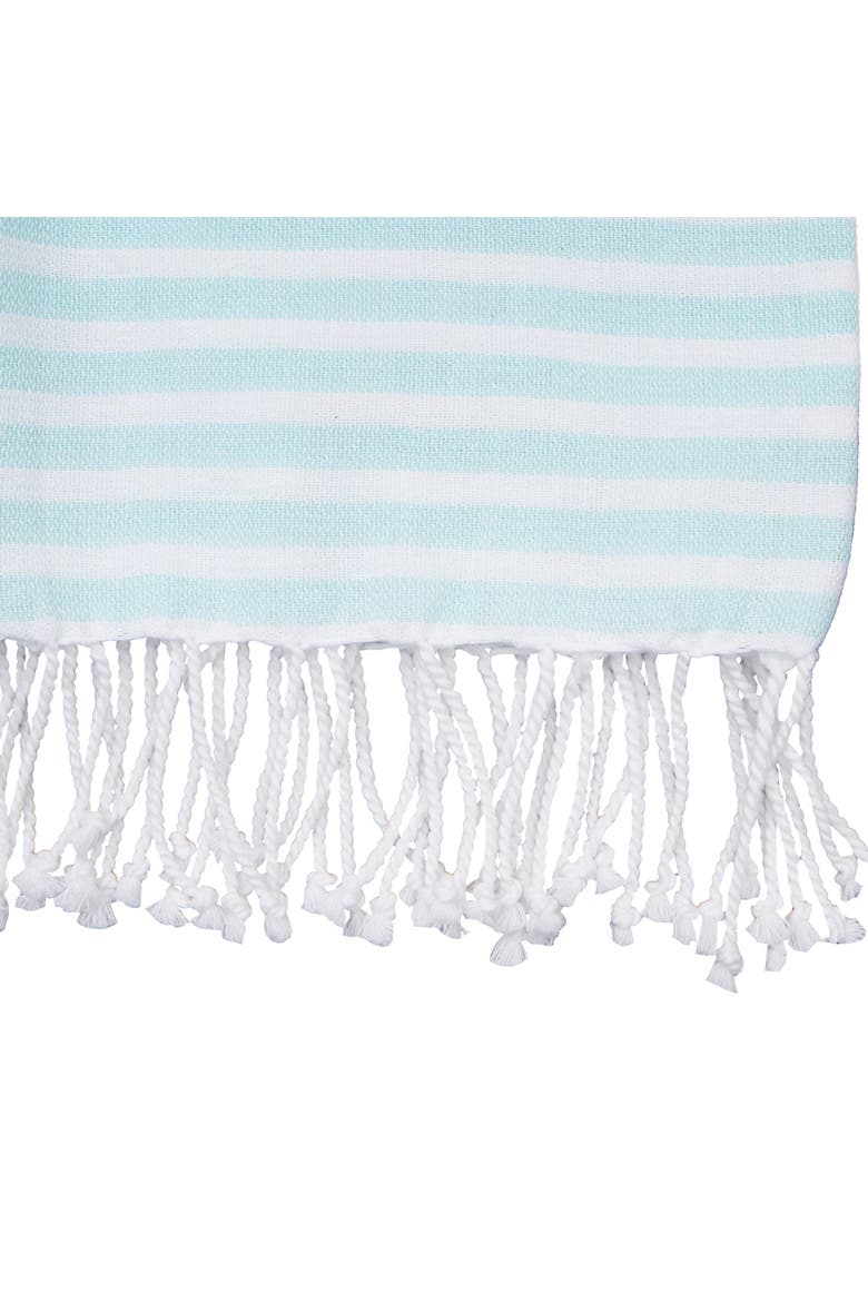 Cabana Stripes Fouta Towel, Alternate, color, White