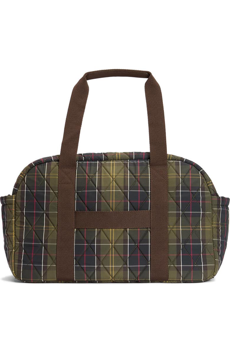 Barbour Wetherham Tartan Quilted Travel Bag, Alternate, color, Classic Tartan