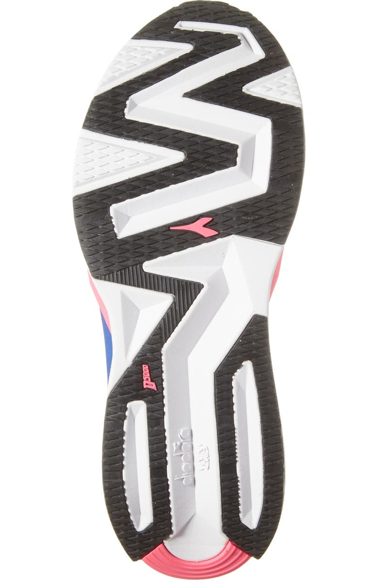 Diadora ATOMO V7000-2 Running Shoe, Alternate, color, White/ Surt The Web/ Pink Fluo