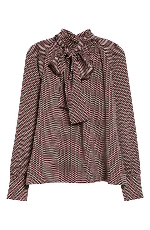 Eden Microcheck Top