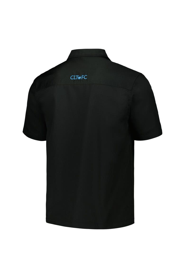Men's The Wild Collective Black Charlotte FC Utility Button-Up Shirt, Alternate, color, Black
