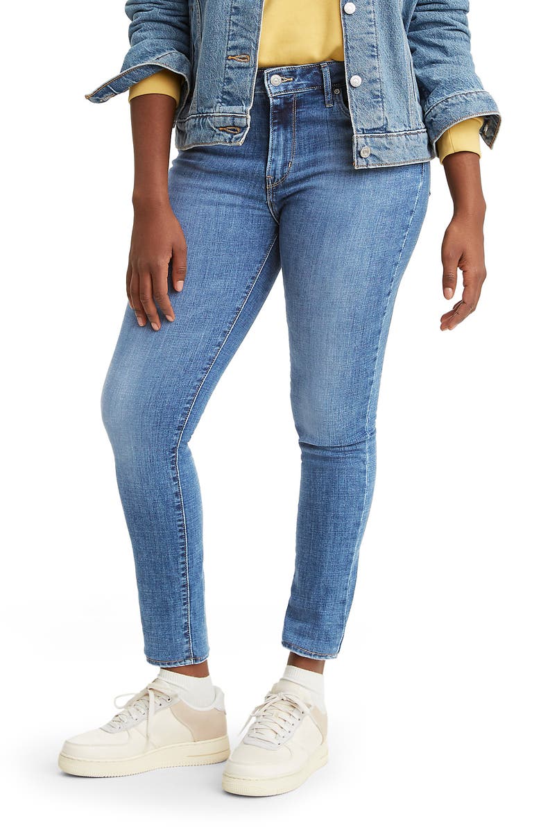 Levi's<sup>®</sup> 721 High Rise Skinny Jeans, Main, color, Lapis Air