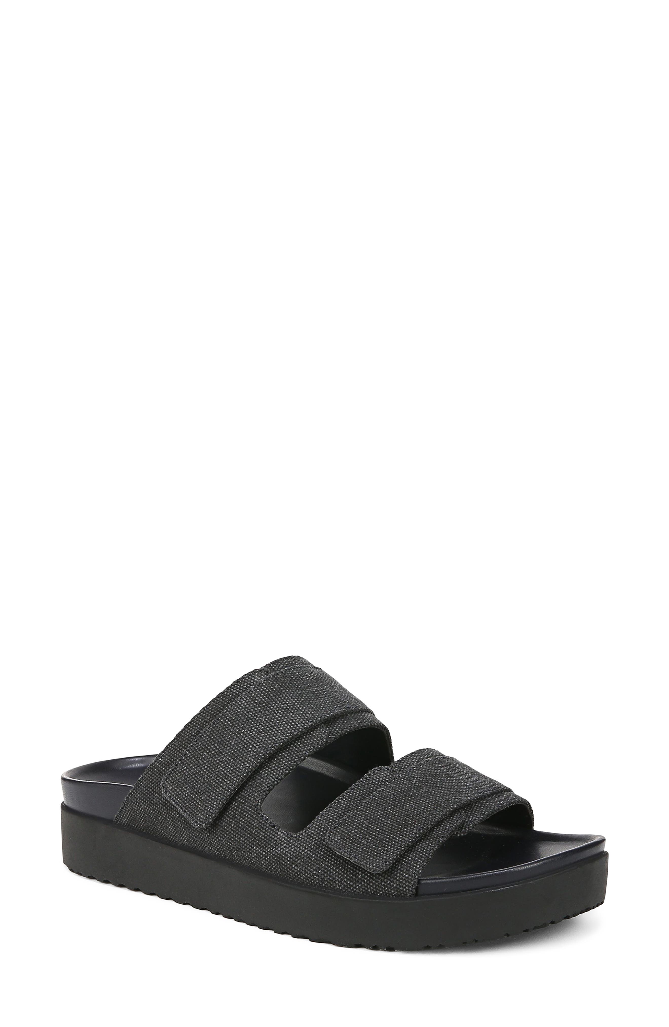 Vionic Riviera Slide Sandal, Main, color, Black
