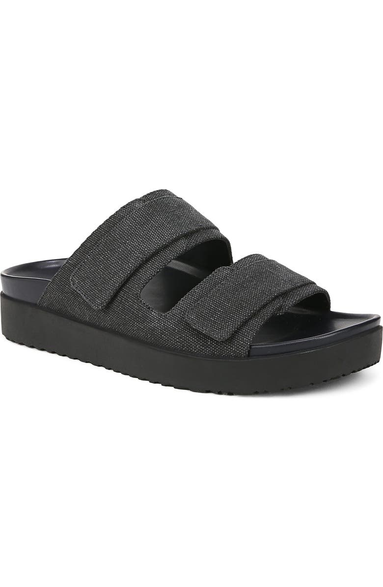 Vionic Riviera Slide Sandal, Main, color, Black