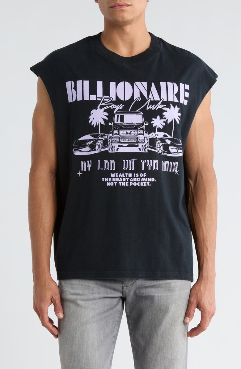 Billionaire Boys Club Ride Graphic Tank, Main, color, Black